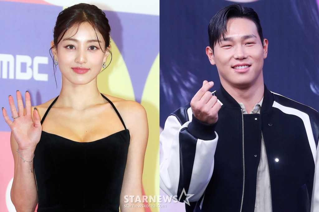 트와이스 지효, 윤성빈 / 사진=스타뉴스