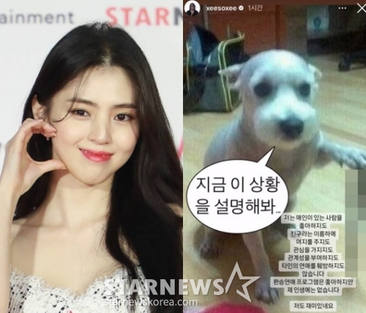 /사진=스타뉴스, 한소희 SNS