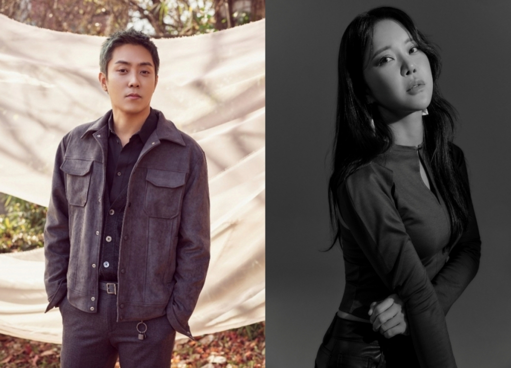 은지원(왼쪽)과 백지영 /사진제공=YG엔터테인먼트, 트라이어스엔터테인먼트