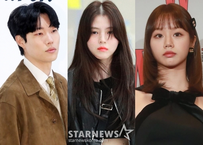 배우 류준열, 한소희, 혜리 /사진=스타뉴스