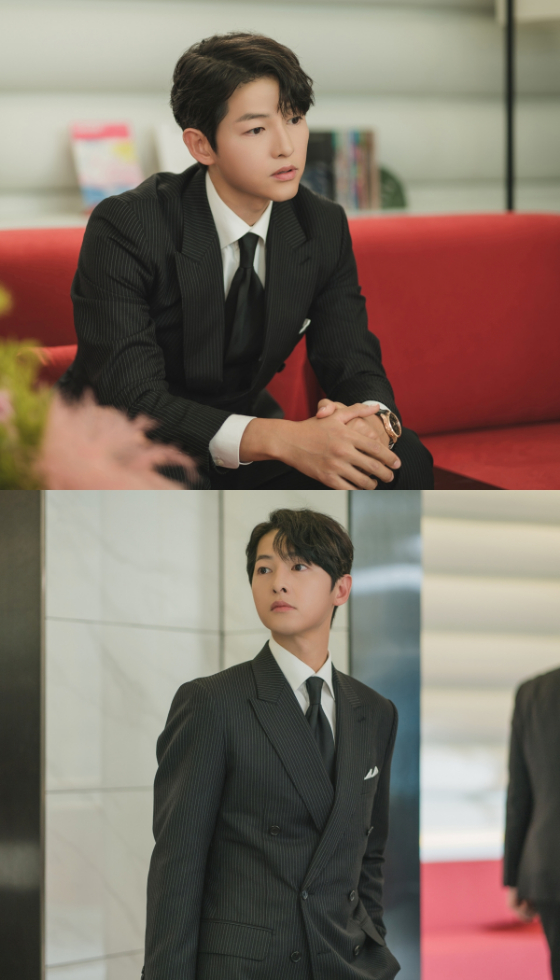 tvN 토일드라마 '눈물의 여왕'에 출연한 송중기./사진제공=tvN