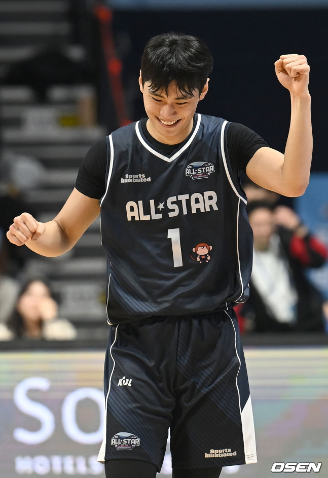 LG 유기상이 2023~2024시즌 KBL 올스타전에 출전했다.