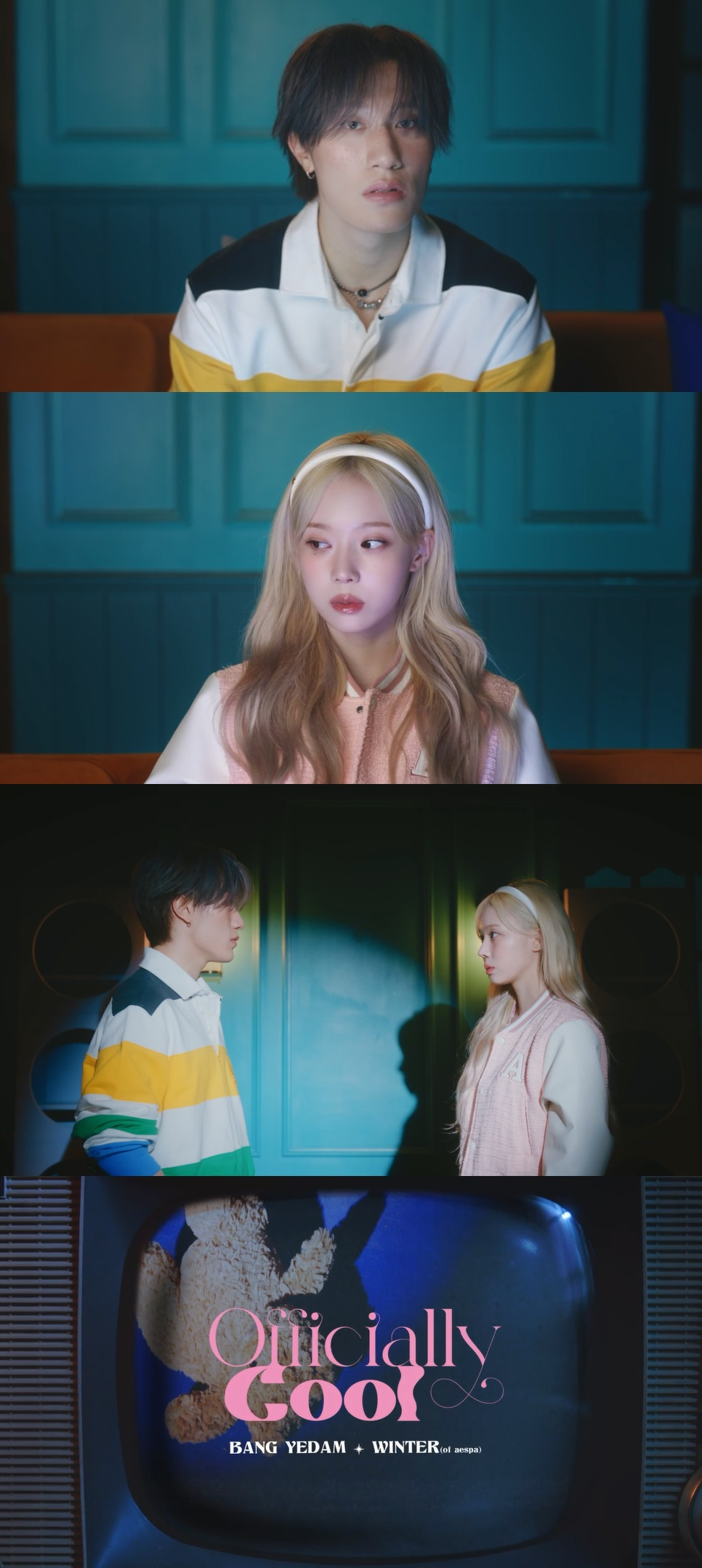 /사진=방예담, 윈터 'Officially Cool' 뮤직비디오