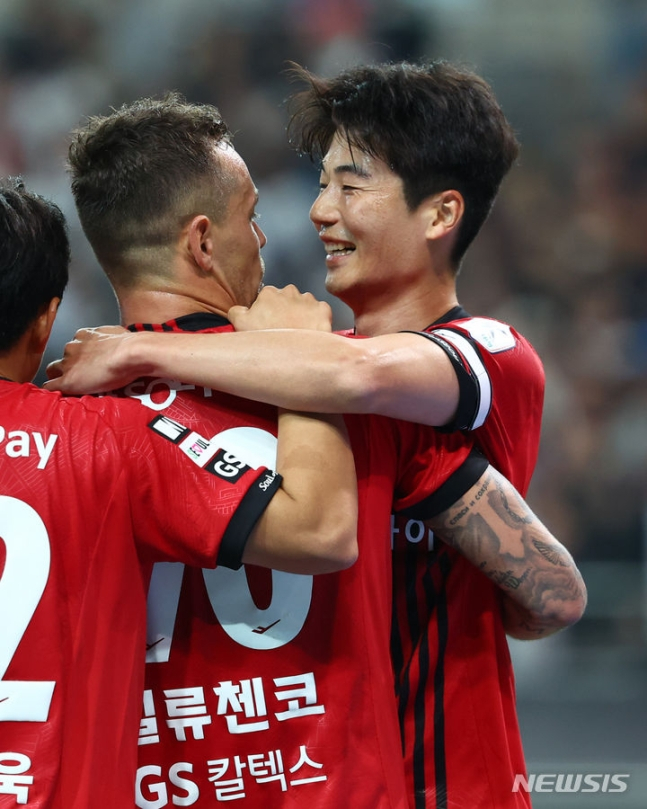 일류첸코(왼쪽)와 기성용. /사진=뉴시스