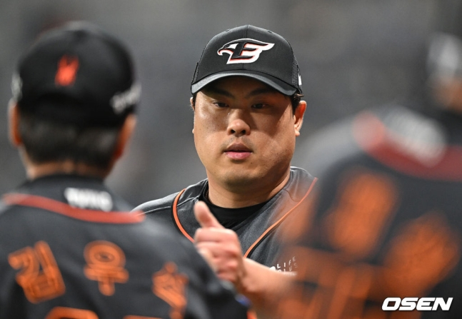 11일 두산전에 선발 등판하는 한화 투수 류현진.