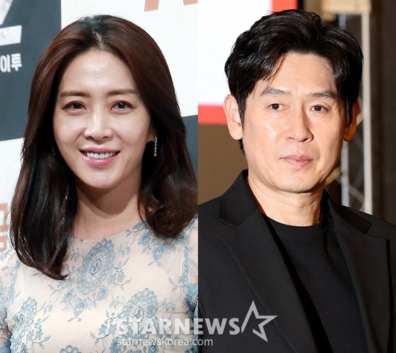 배우 송윤아, 설경구 /사진=스타뉴스