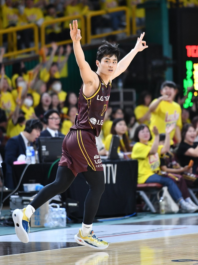 LG 유기상. /사진=KBL