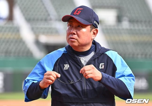 김태형 롯데 감독.