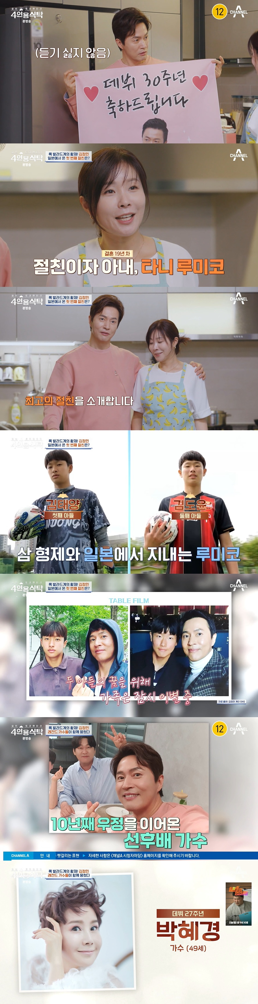 /사진=채널A '절친 토큐맨터리-4인용식탁'