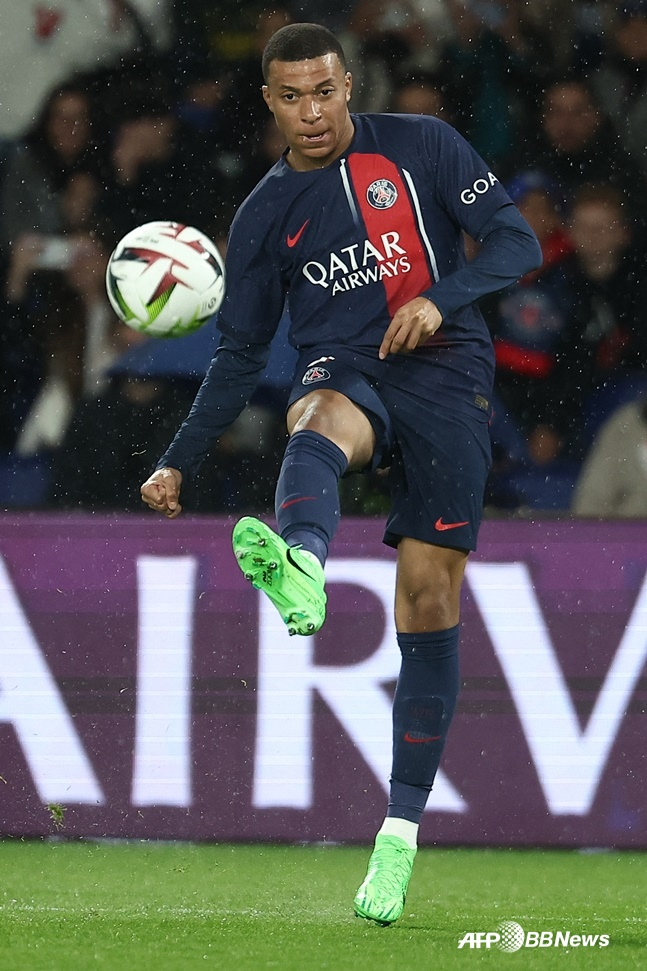 PSG 공격수 킬리안 음바페. /AFPBBNews=뉴스1