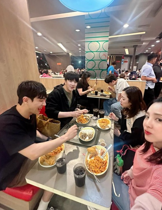 이준, 천둥, 미미, 산다라박/사진=산다라박