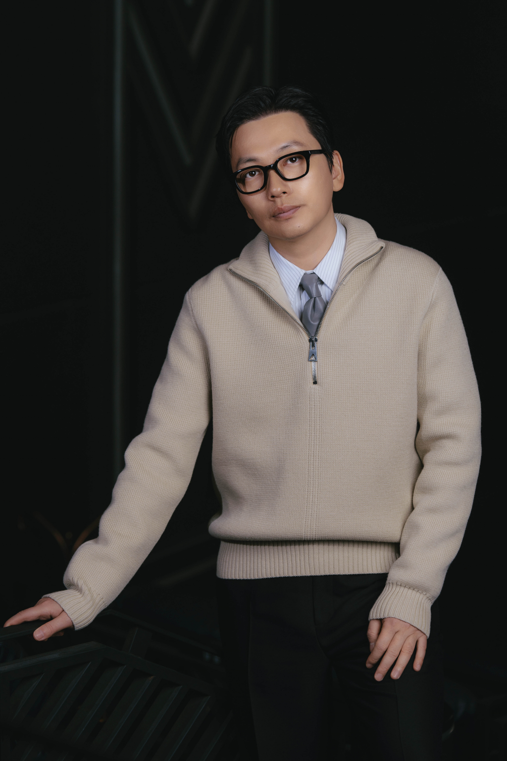 영화 '범죄도시4'의 배우 이동휘가 22일 진행된 인터뷰를 위해 포즈를 취하고 있다. /사진제공=에이비오엔터테인먼트 2024.04.22 /사진=이동훈