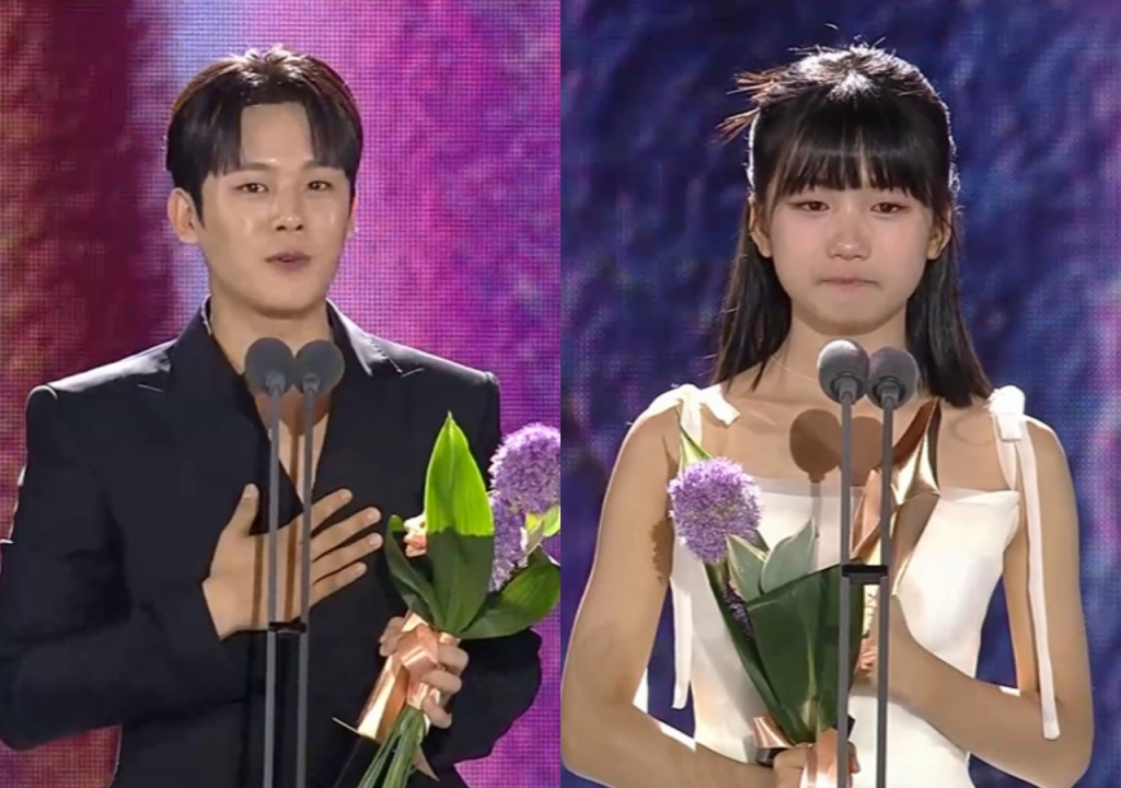 이정하, 유나 /사진=JTBC '제60회 백상예술대상'