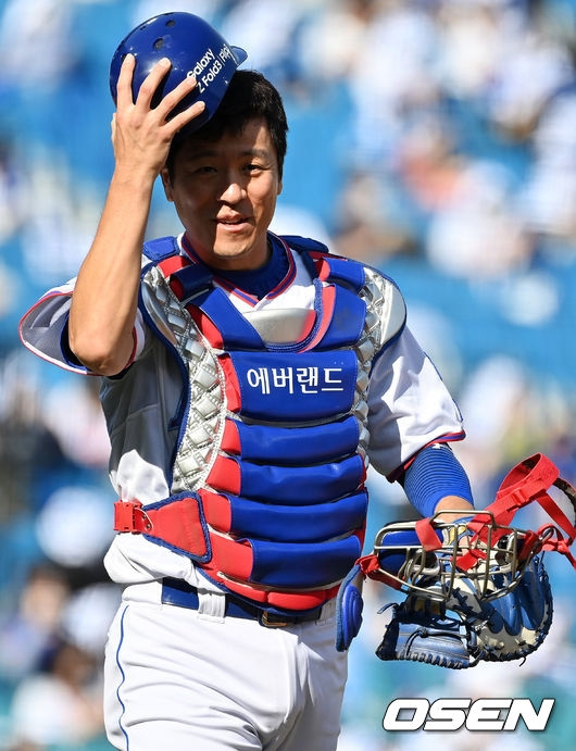삼성의 강민호.
