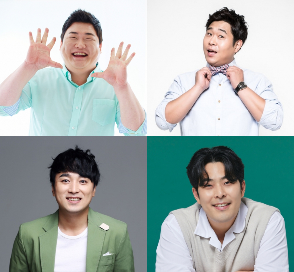 김준현(왼쪽위부터 시계방향), 문세윤, 김해준, 황제성 /사진=IHQ