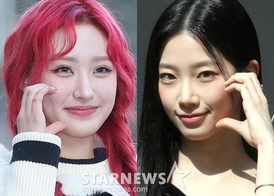 하이키 휘서-르세라핌 카즈하 /사진=스타뉴스