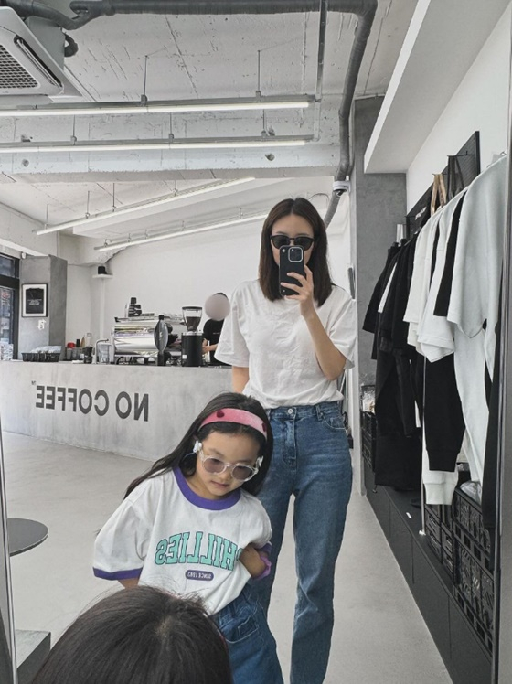 김소영과 그의 딸/사진=김소영
