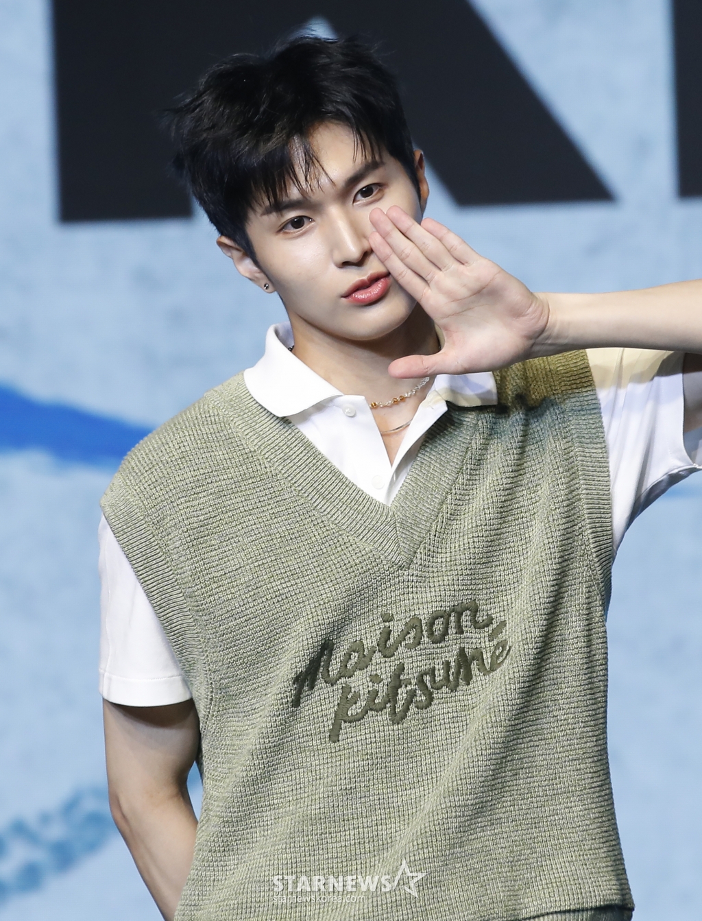 (서울=뉴스1) 권현진 기자 = 그룹 휘브(WHIB) 유건이 14일 서울 강남구 일지아트홀에서 열린 두 번째 싱글 '이터널 유스: 킥 잇(ETERNAL YOUTH : KICK IT)' 발매 쇼케이스에서 포즈를 취하고 있다. 2024.5.14/뉴스1 Copyright (C) 뉴스1. All rights reserved. 무단 전재 및 재배포, AI학습 이용 금지. /사진=(서울=뉴스1) 권현진 기자