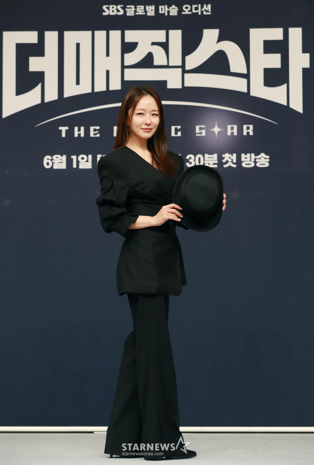 박선영 아나운서가 30일 오후 서울 양천구 목동 SBS에서 진행된 새 예능 '더 매직스타' 제작발표회에 참석해 포즈를 취하고 있다. 국내 최초 글로벌 마술 오디션 '더 매직스타'는 6월 1일 첫 방송된다. /2024.05.30 /사진=이동훈
