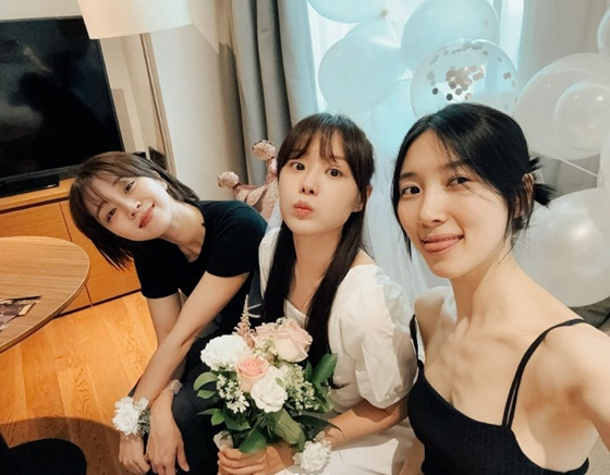 정유민(왼쪽부터), 송지은, 주아름/사진=송지은