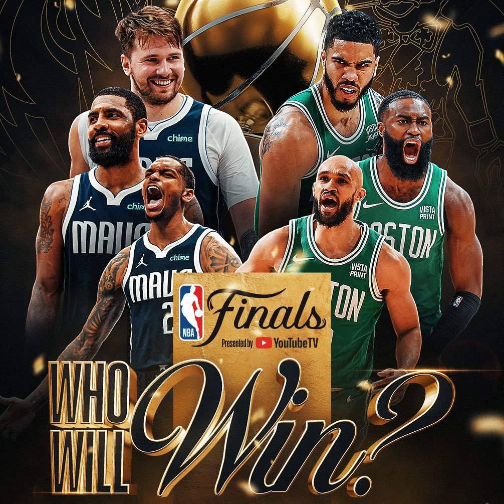 6월 7일(한국시간) 시작하는 미국프로농구(NBA) 챔피언결정전을 알리는 포스터. /사진=NBA 공식 SNS