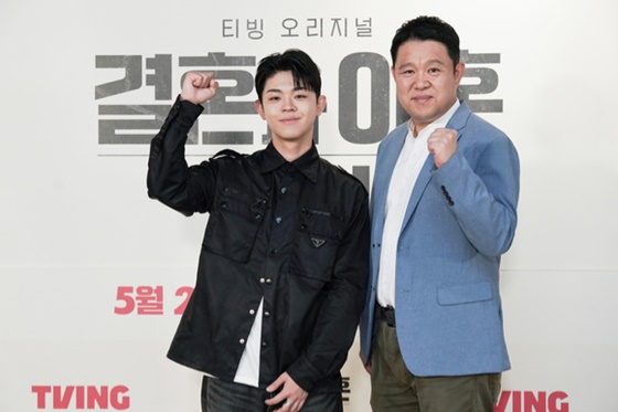 왼쪽부터 그리, 김구라 /사진=티빙