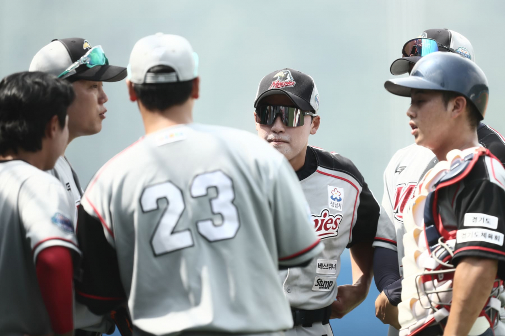 성남 맥파이스 선수들의 준결승 경기 모습. /사진=KBO 제