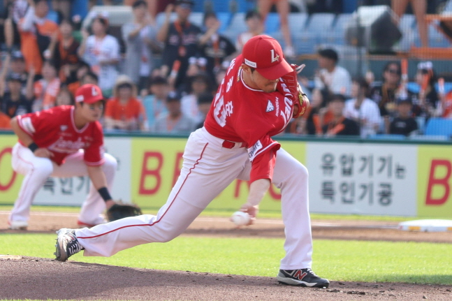 SSG 랜더스 투수 박종훈. /사진=SSG 랜더스 제공