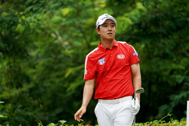 준우승을 차지한 송영한. /사진=코오롱한국오픈조직위 제공