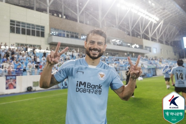 대구FC 공격수 세징야. /사진=한국프로축구연맹 제공