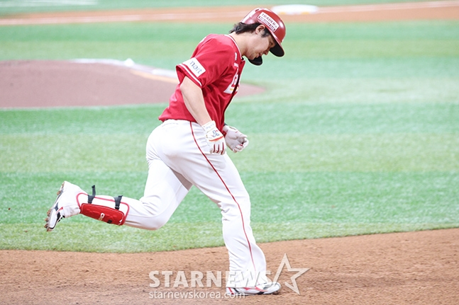 SSG 최정. /사진=김진경 대기자