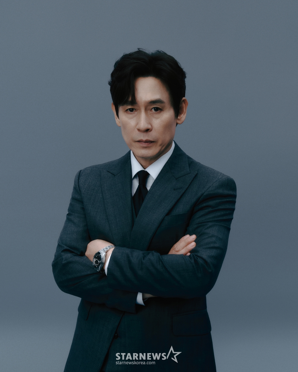 넷플릭스 오리지널 시리즈 '돌풍'의 주연배우 설경구가 3일 오전 진행된 라운드 인터뷰를 위해 포즈를 취하고 있다. /사진제공=넷플릭스 2024.07.03 /사진=이동훈