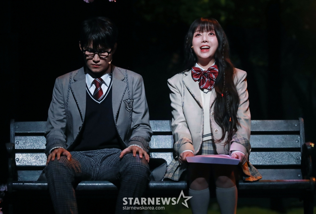 4일 오후 서울 서초구 예술의 전당 CJ토월극장에서 뮤지컬 '4월은 너의 거짓말' 프레스콜이 진행되고 있다. /2024.07.04 /사진=이동훈