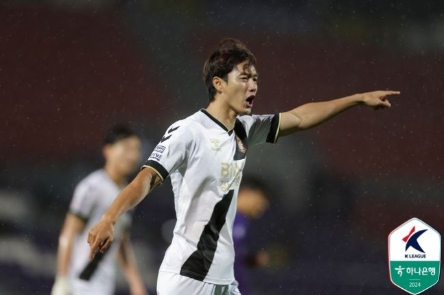 경남 FC 윤주태. /사진=한국프로축구연맹