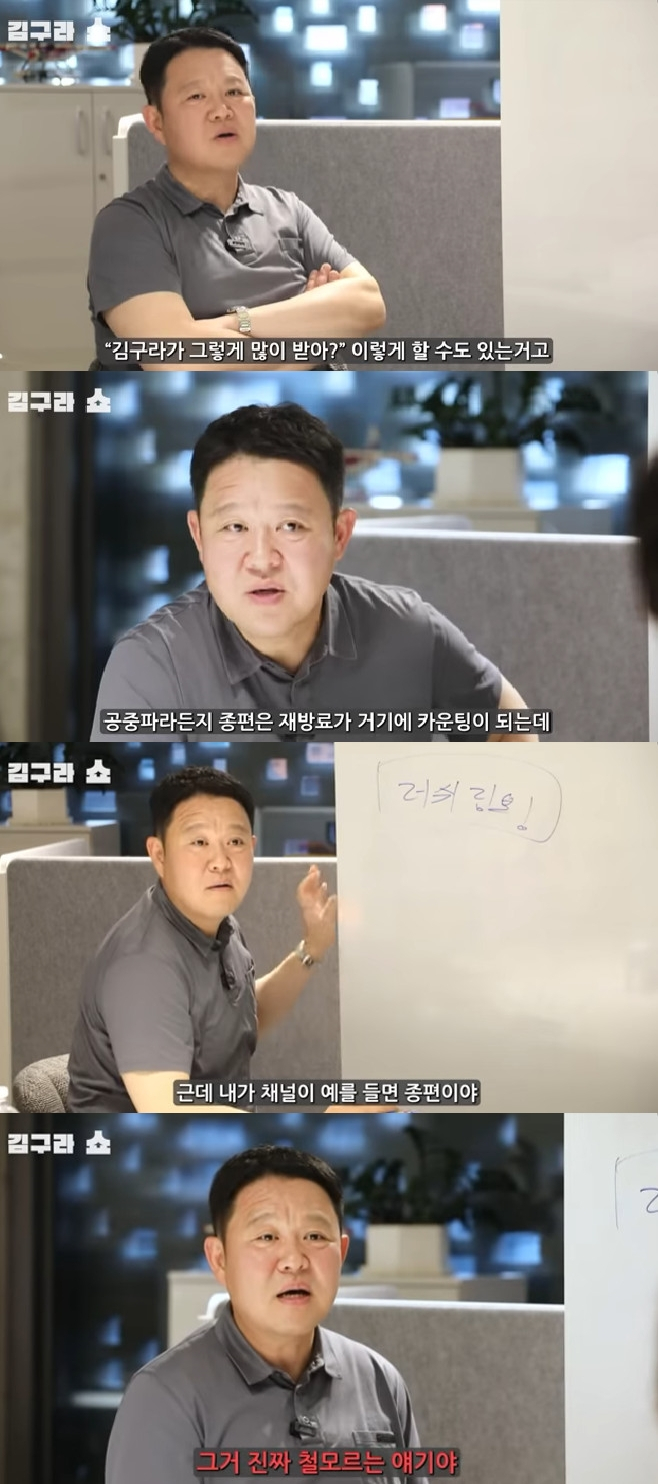 김구라 / 사진=유튜브 채널 그리구라