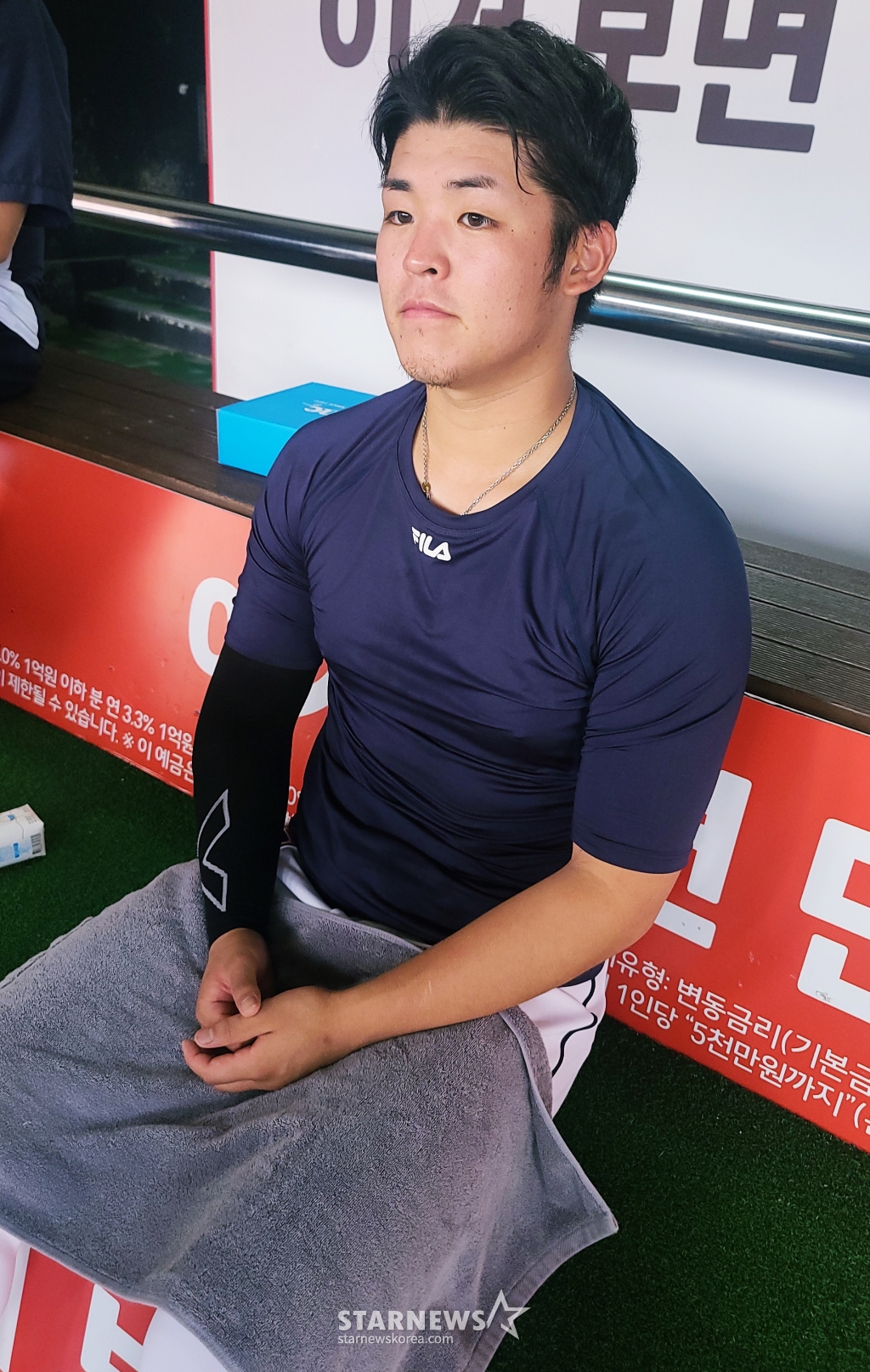 두산 시라카와가 11일 인터뷰에 앞서 사진 촬영에 임하고 있다. /사진=김우종 기자