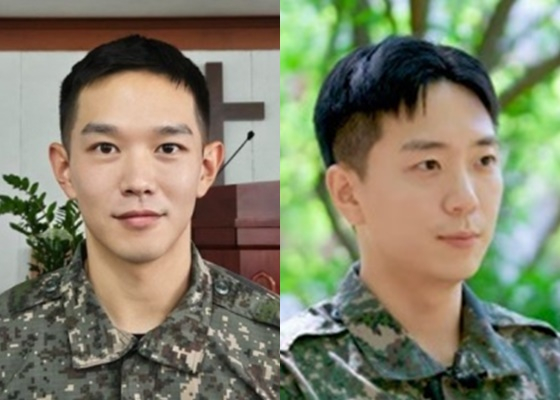 케빈오(왼쪽), 고우림/사진=티캐스트이엔이, 대한민국 병무청 유튜브