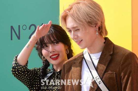 현아(왼쪽)와 던 /사진=스타뉴스