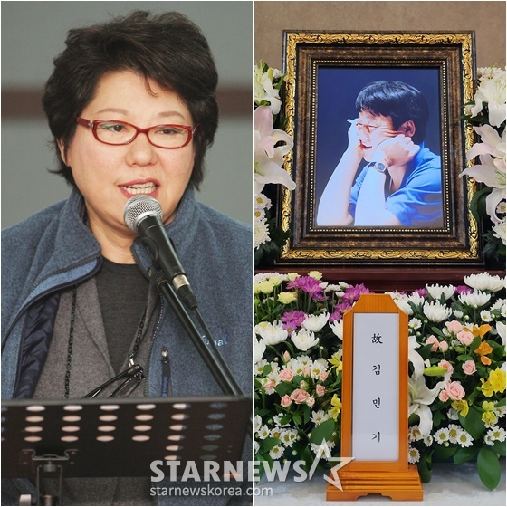 양희은(왼쪽)과 고(故) 김민기 /사진=스타뉴스