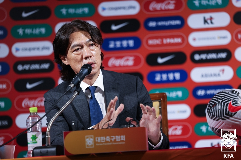 홍명보 감독. /사진=대한축구협회 제공
