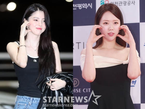 한소희(왼쪽), 지예은/사진=스타뉴스
