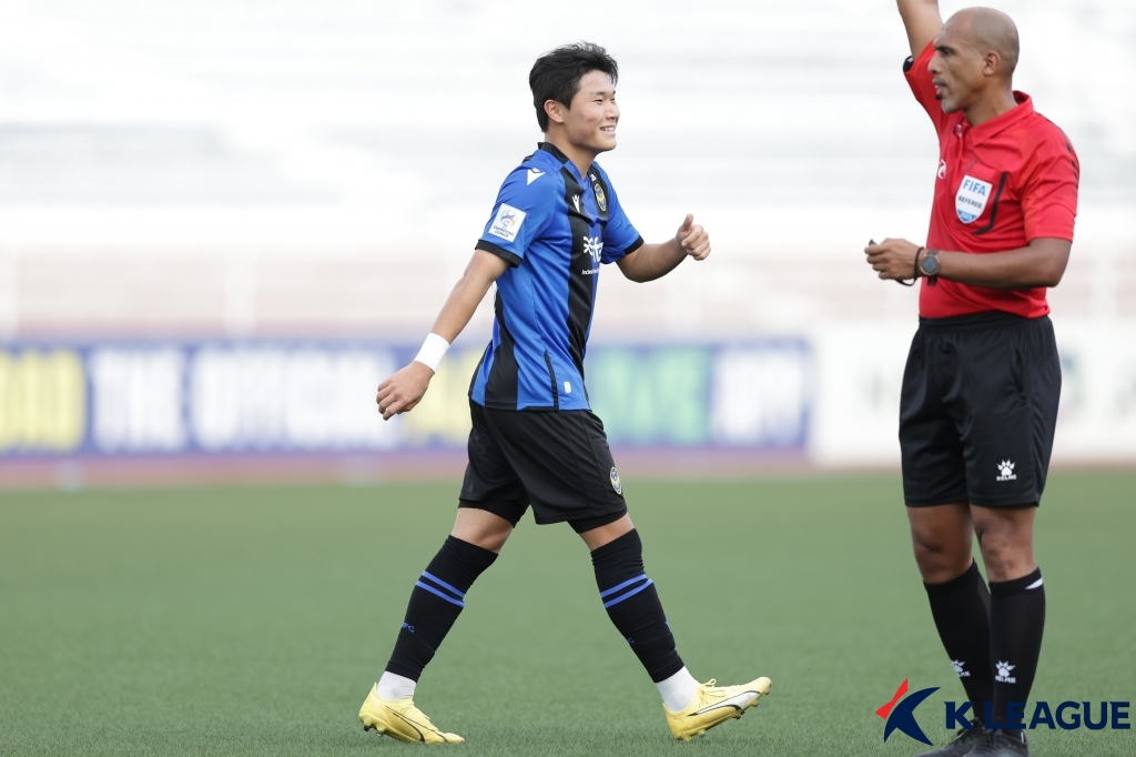 최우진(인천 유나이티드). /사진=한국프로축구연맹 제공