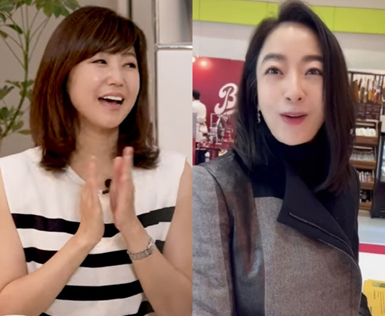/사진=왼쪽부터 유튜브 채널 '아나leeTV' 영상(강수정), 손미나 SNS(노현정) 캡처
