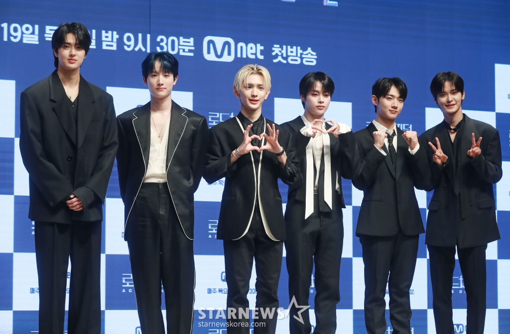 그룹 템페스트가 19일 오전 서울 강남구 논현동 엘리에나 호텔에서 진행된 엠넷 예능 '로드 투 킹덤 : ACE OF ACE' 제작발표회에 참석해 포즈를 취하고 있다. 실력과 잠재력을 충분히 갖추고 있는 보이그룹들을 다시 한번 재조명하는 K팝 보이그룹 라이징 프로젝트 '로드 투 킹덤 : ACE OF ACE'는 오늘(19일) 첫 방송된다. /2024.09.19 /사진=이동훈