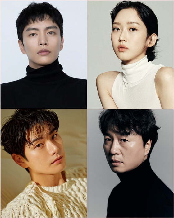 이민기(왼쪽부터 시계 방향으로), 한지현, 전배수, 이이경/사진=각 소속사