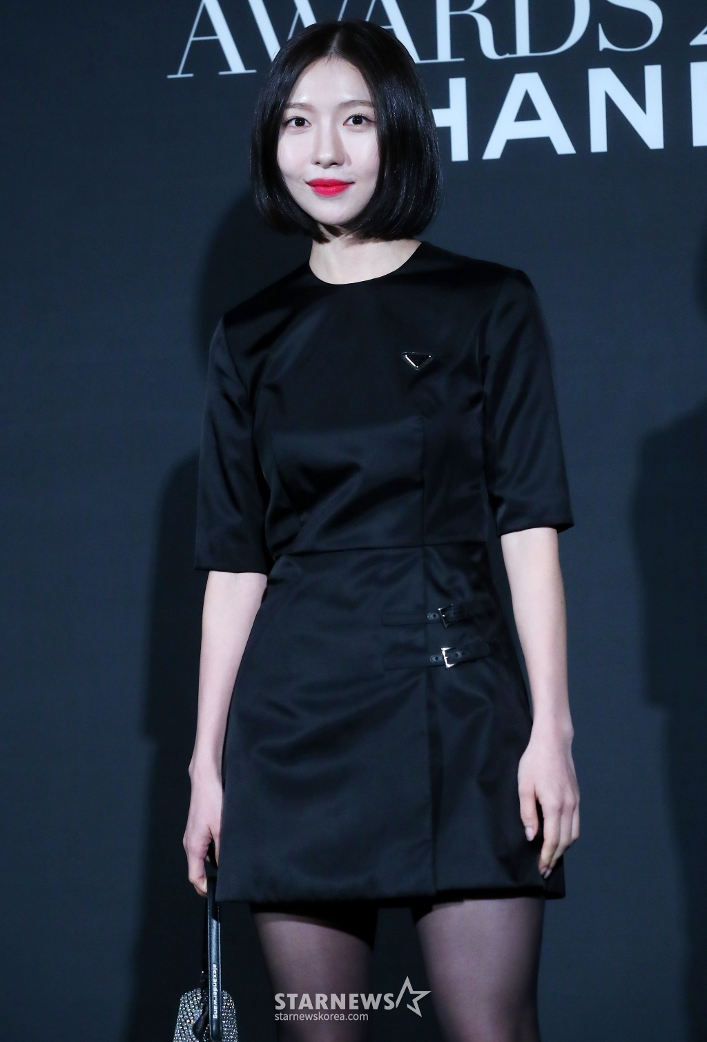 배우 주현영이 3일 오후 부산 해운대구 파라다이스 호텔 부산에서 진행된 '마리끌레르 아시아 스타 어워즈 2024'에 참석해 포즈를 취하고 있다. 2024.10.03 /사진=김창현