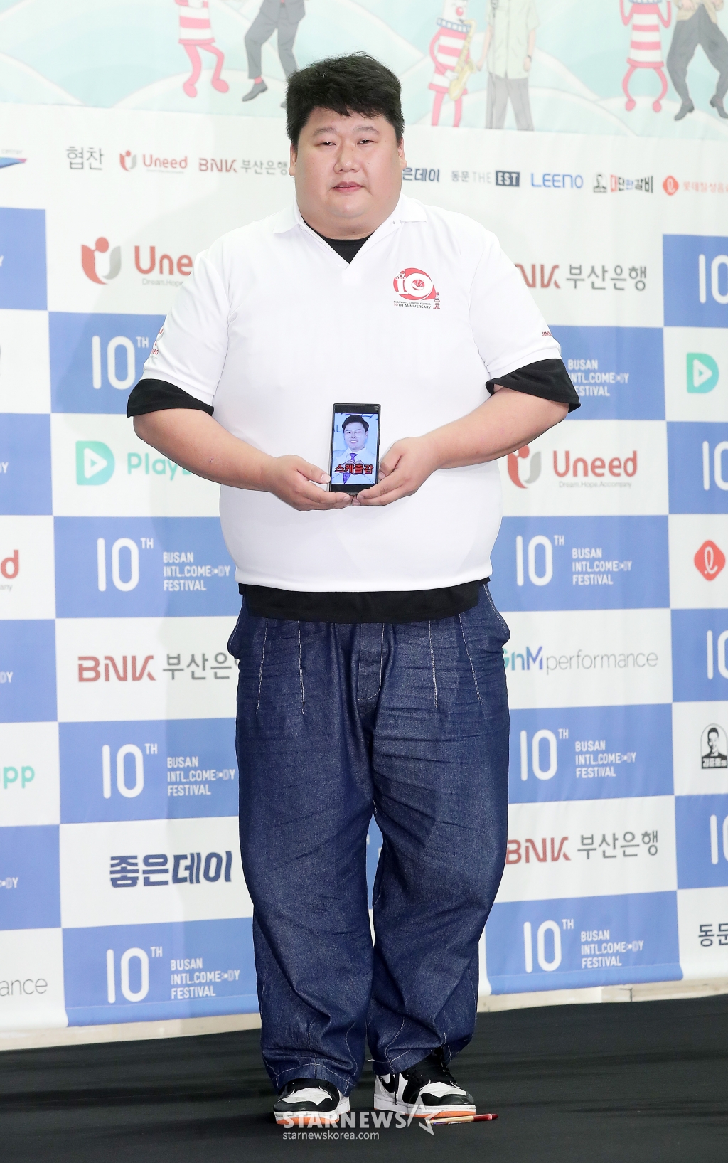 개그맨 김태원이 3일 오전 서울 마포구 상암동 스탠포드 서울에서 진행된 '제10회 부산 국제 코미디 페스티벌(BICF)'(이하 부코페) 기자회견에 참석해 인사말을 하고 있다. '제10회 부코페'는 오는 19일부터 28일까지 열흘간 부산 전역에서 진행된다. 2022.08.03