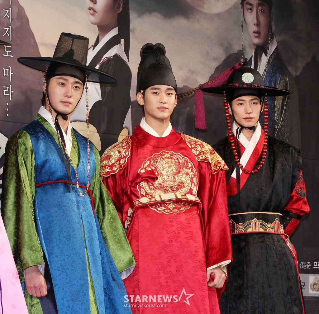 MBC 수목 드라마 '해를 품은 달' 제작발표회 배우 정일우, 김수현, 송재림 /사진=스타뉴스