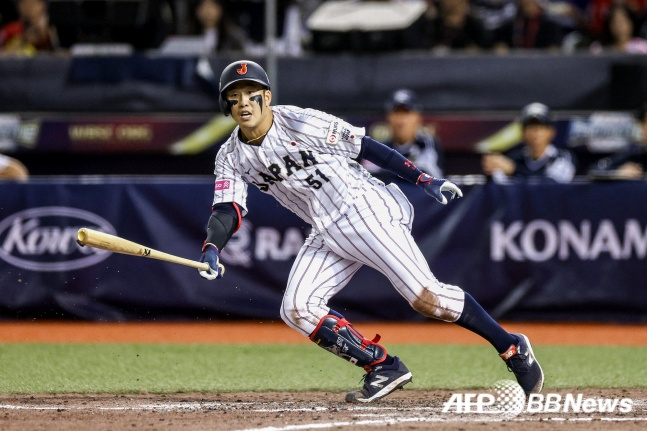 일본 야구 국가 대표팀의 코조노 카이토. /AFPBBNews=뉴스1
