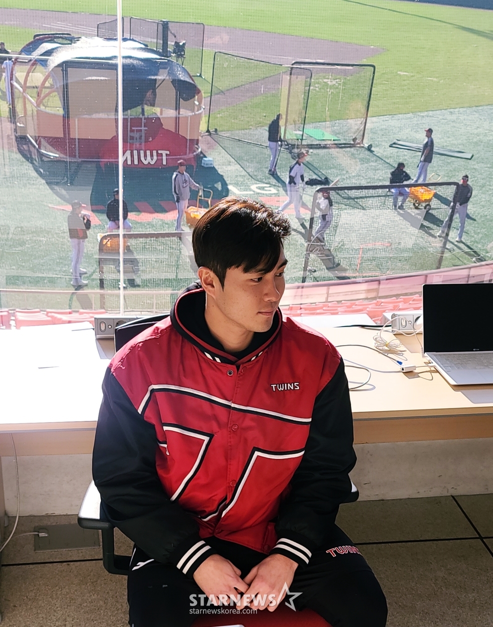 22일 경기도 이천 LG 챔피언스파크에서 만난 LG 백승현. /사진=김우종 기자